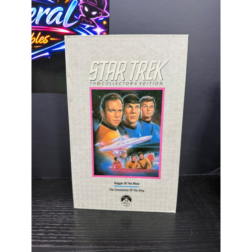 Star Trek The Collector's Edition VHS Dagger of the Mind Conscience of the King